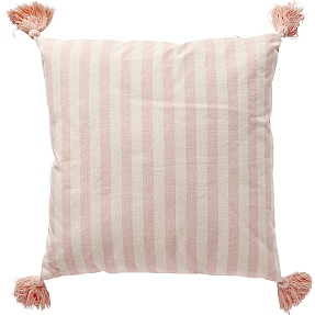 Salling Trend pyntepude - rosa og hvid