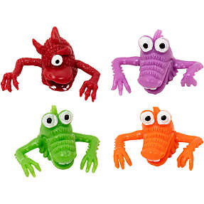 Keycraft gummimonstre fingerdukker - assorteret