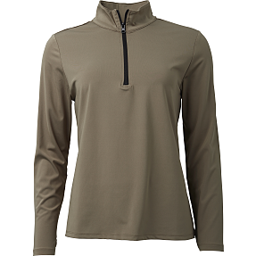 VRS dame half-zip løbetrøje str. L - beige