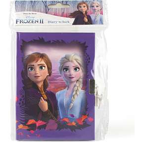 Disney Frozen 2 dagbog m. lås