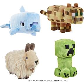 Minecraft bamse 20 cm – flere varianter - assorteret