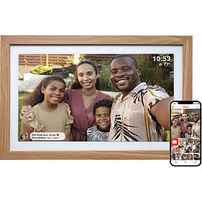 Denver frameo digital Wi-Fi fotoramme 21,5" PFF-2162LW - træ