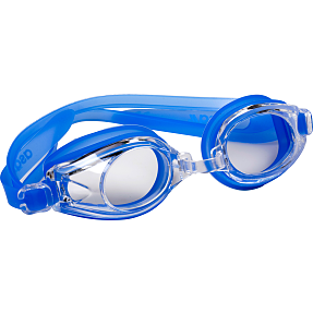 Asg svømmebriller blå med hvidt glas
