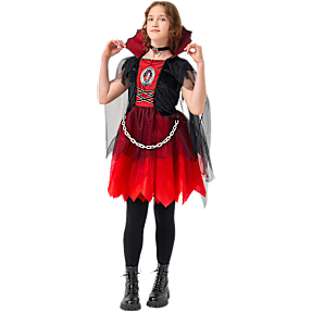 Halloween vampyrkjole kostume str. 128