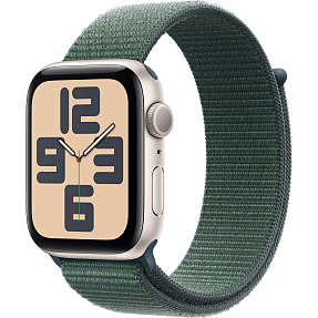 Apple Watch SE (2024) 44 mm GPS - Starlight Aluminium Sport Loop