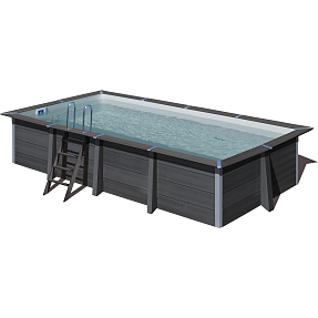 Full composite pool oval - 18.000 liter