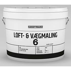 Handymand væg- og loftmaling 10 liter - hvid