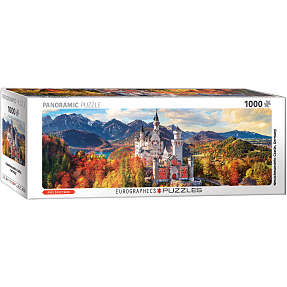 Puslespil Neuschwanstein Castle Autumn - 1000 brikker