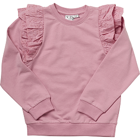 VRS børne sweatshirt str. 110/116 - pink
