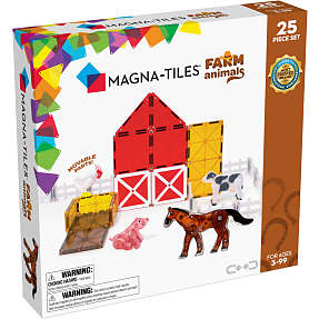 Magna-Tiles magnetisk byggesæt - 25 dele