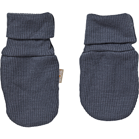 808 baby uld luffer str. 74/80 - blå