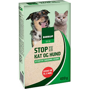 Borup ECO  Kat, hund og mulvarp Stop CG 400g