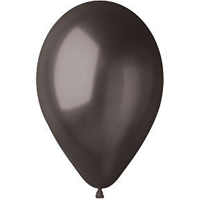 Latexballoner 30 cm 6-pak - metallic sort