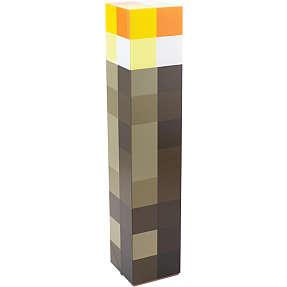 Minecraft Torch lampe - brun