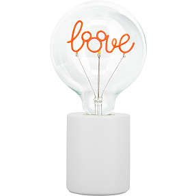Mickey Mouse LED neonlampe - rød