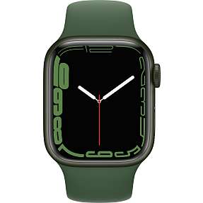 Apple watch s7 41 mm GPS - Green alu case og clover sportsrem