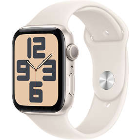 Apple Watch SE (2024) 44 mm GPS L/M - Starlight Aluminium Sport Band