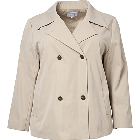 VRS dame kort frakke str. 50 - beige