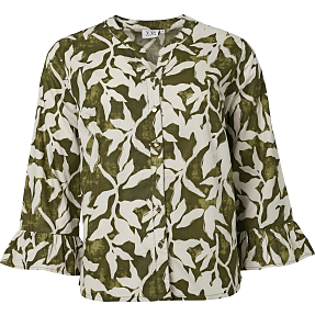 VRS dame bluse str. XL - oliven