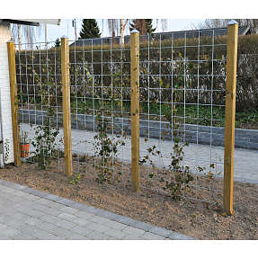 Espalier galvaniseret inkl. beslag til montering
