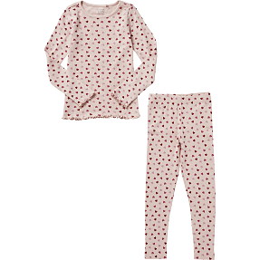 VRS børne pyjamas str. 110/116 - lyserød