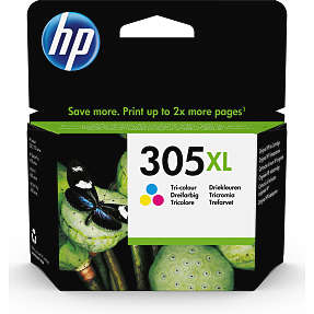 HP 305XL High Yield Tri-color Original printerblæk