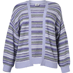 VRS dame cardigan str. 52 - multifarvet
