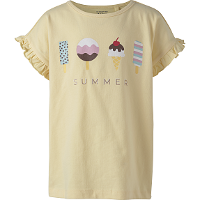 VRS børne T-shirt str. 134/140 - gul