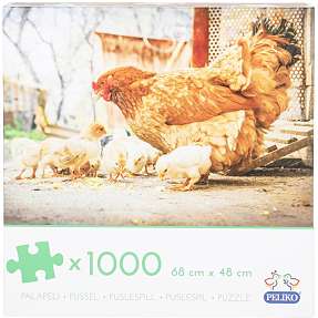 Puslespil Hønsehus - 1000 brikker