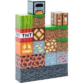 Minecraft lampe - multifarvet