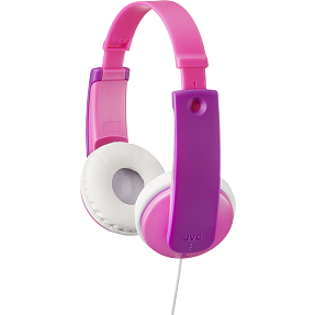 JVC Kids KD7 on-ear høretelefoner - rosa