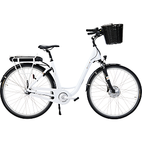 SCO Premium E-Patron dame elcykel 28" 7 gear 13AH 2023 - hvid