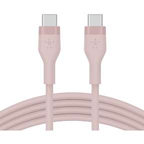 USB-C opladningskabel meter - pink Køb på