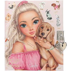 TOPModel KITTY and DOGGY dagbog - Candy