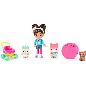 Gabby’s dollhouse katte-pleje figursæt
