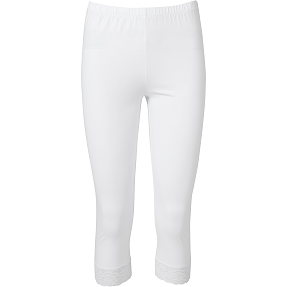 VRS dame leggings capri str. XL - hvid