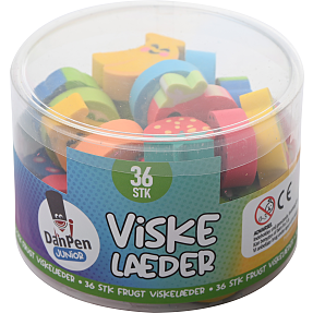 Danpen junior viskelæder 36-pak