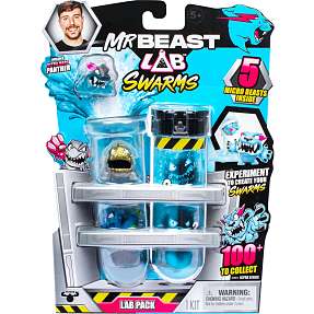 MrBeast Lab laboratorie figurer 5-pak