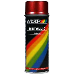 Metallic effekt lak 400ml rød