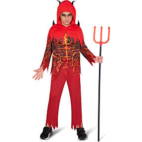 Halloween lava dæmon kostume