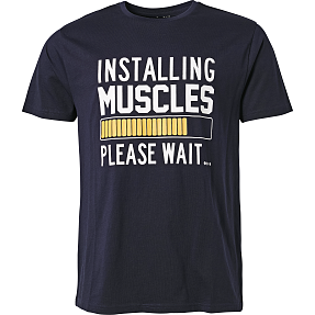 VRS herre T-shirt str. XL - mørkeblå