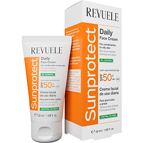 Dagcreme kombineret til olieret hud m. SPF50+