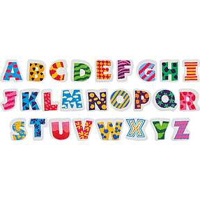 Spire alfabet skumklistermærker