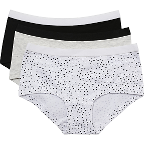VRS teen 3-pak hipsters str. 158/164 - multifarvet