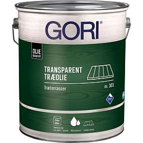 Gori 303 Transparent træolie 5 liter - midnatsgrå