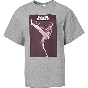 David Bowie T-shirt str. XL - lysegrå