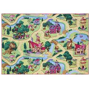 Gulvtæppe Legetæppe Candy Town 140x200