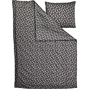 Microfiber sengetøj 140x220 cm - Grå Infinity