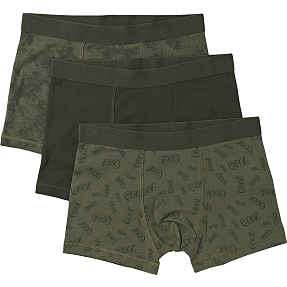 VRS teen 3-pak boxershorts str. 146/152 - grøn