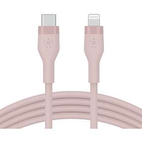 USB-C-LTG opladningskabel 2 meter - pink på Bilka.dk!